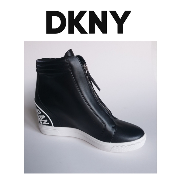 Dkny Shoes - DKNY Connie Slip-On Wedge Sneakers Sz 7